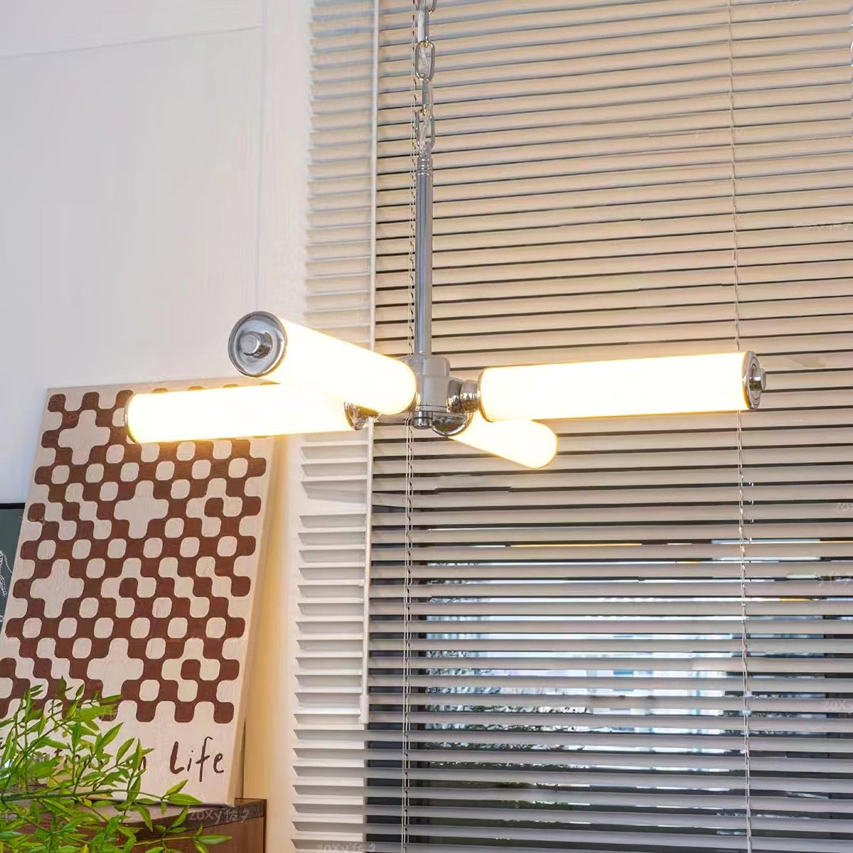 Zoliria lámpara de araña moderna minimalista LED de vidrio