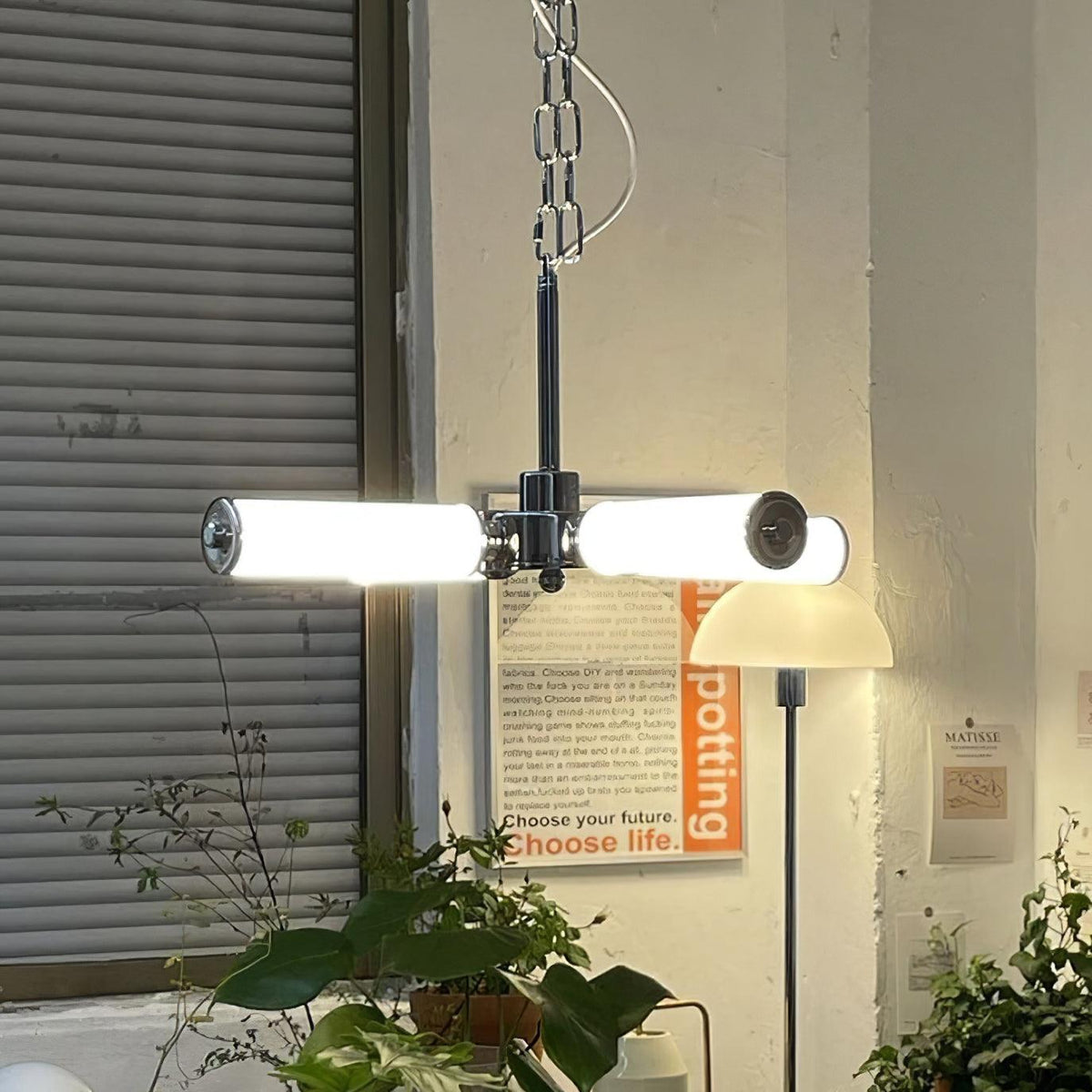 Zoliria lámpara de araña moderna minimalista LED de vidrio