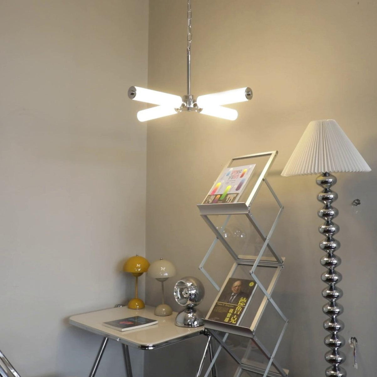 Zoliria lámpara de araña moderna minimalista LED de vidrio