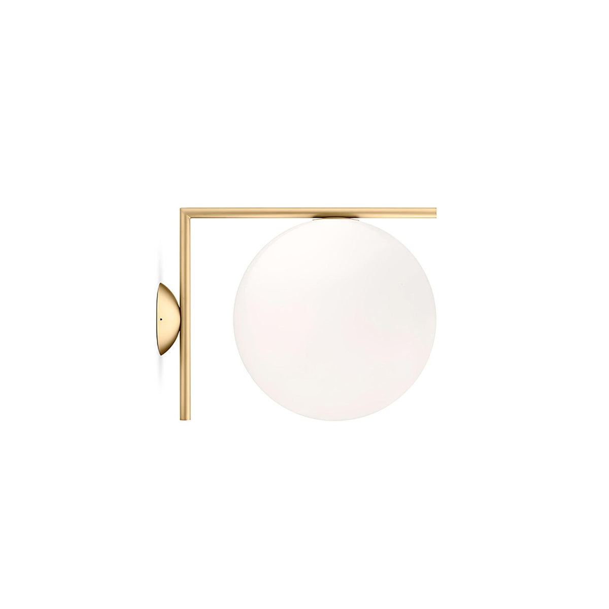Joanna aplique de pared moderno minimalista en vidrio soplado opalino