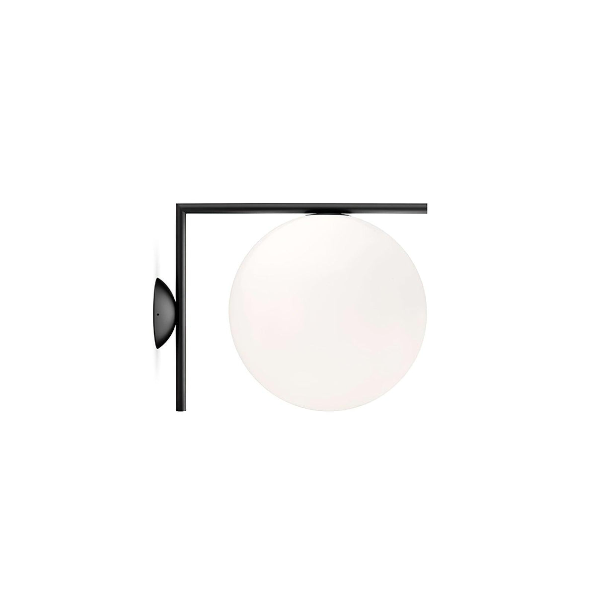 Joanna aplique de pared moderno minimalista en vidrio soplado opalino