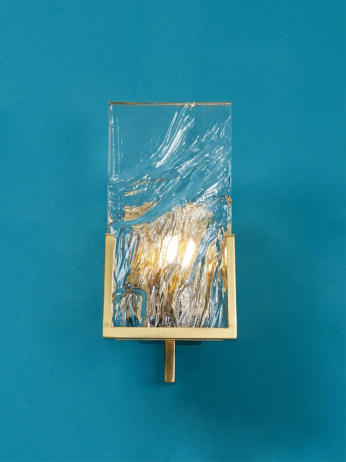 Ivenen aplique de pared Art elegancia cristal único de hielo