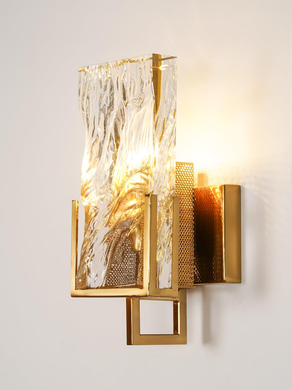 Ivenen aplique de pared Art elegancia cristal único de hielo