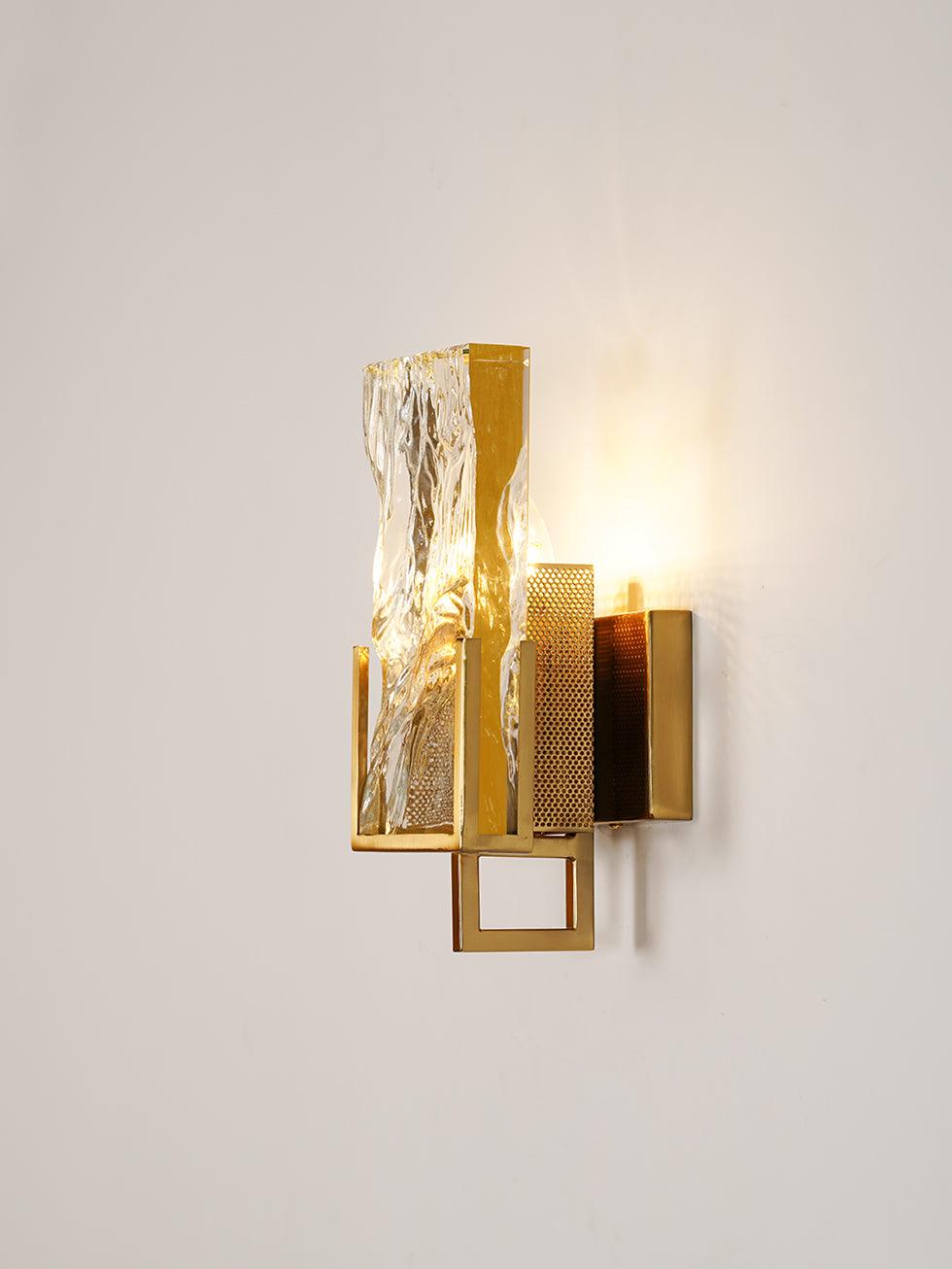 Ivenen aplique de pared Art elegancia cristal único de hielo