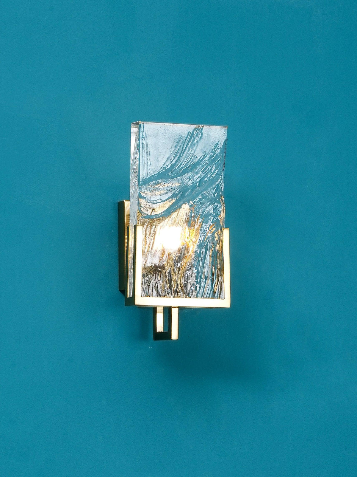 Ivenen aplique de pared Art elegancia cristal único de hielo