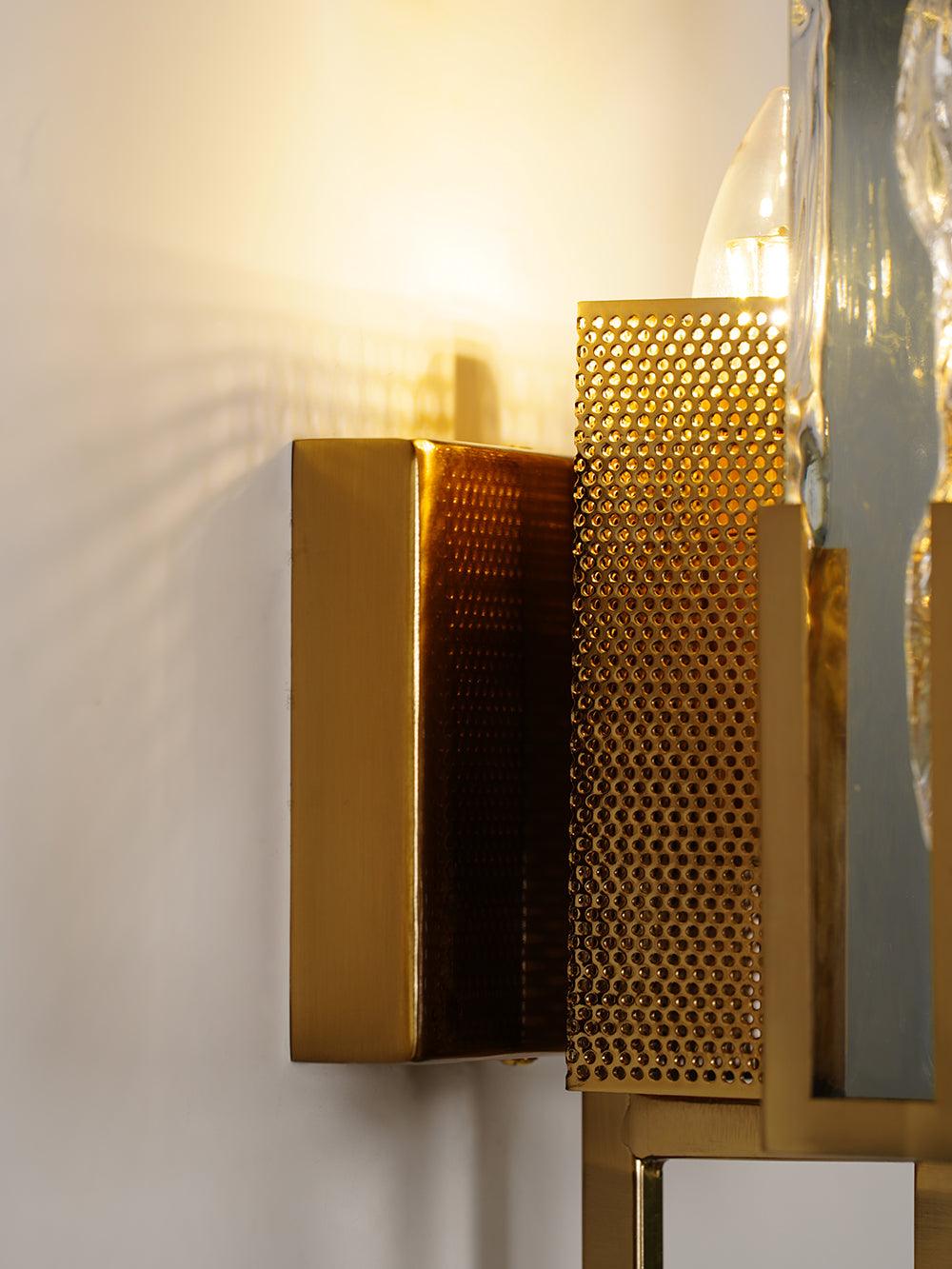 Ivenen aplique de pared Art elegancia cristal único de hielo