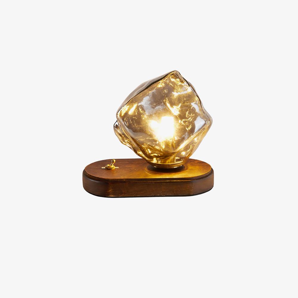 Maris lámpara de mesa artística de madera