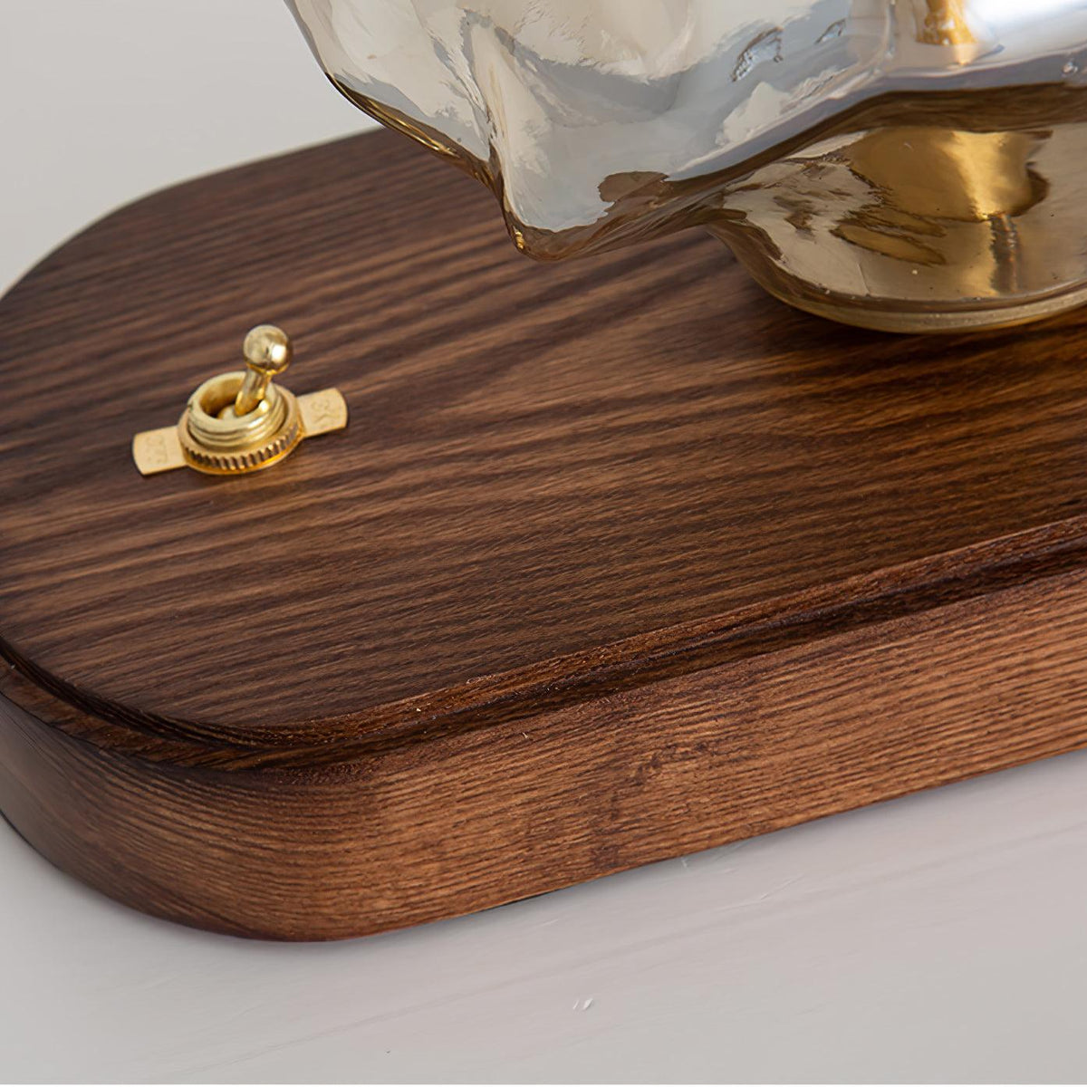 Maris lámpara de mesa artística de madera