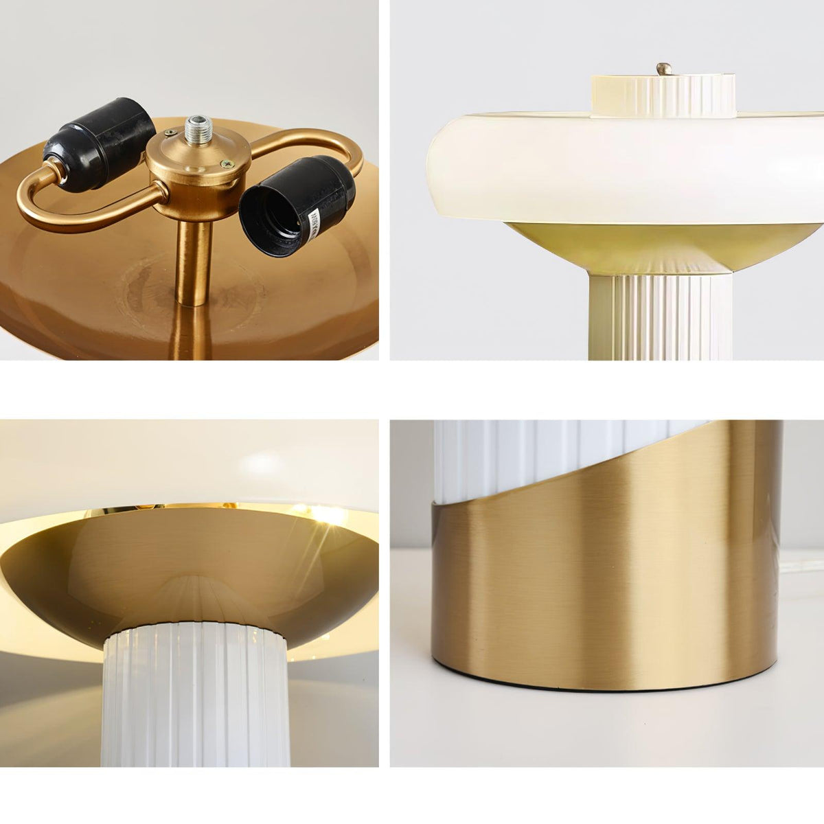 Velisine lámpara de mesa contemporánea de vidrio