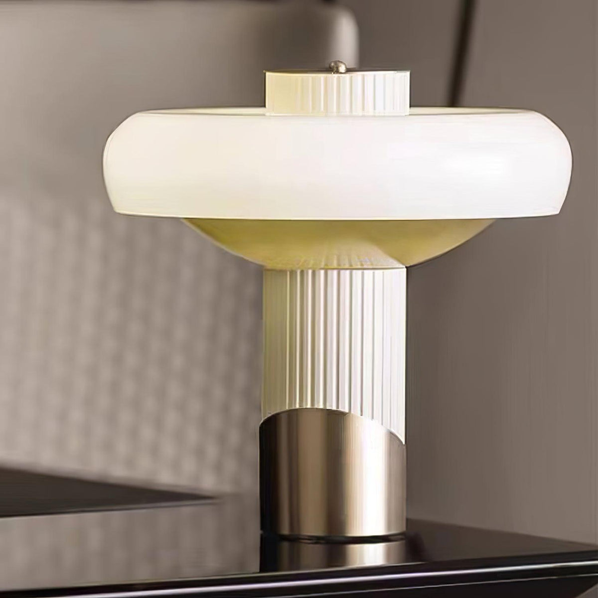 Velisine lámpara de mesa contemporánea de vidrio