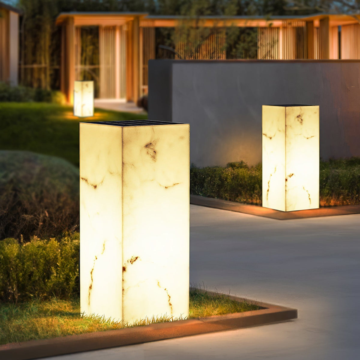 Ardorion luminaria exterior moderna minimalista de mármol