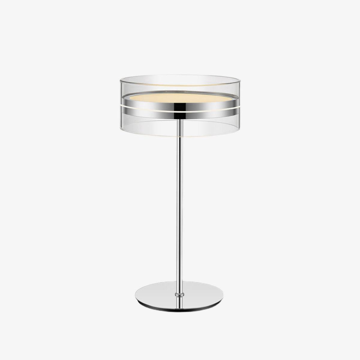 Lioreette lámpara de mesa en cromo y vidrio