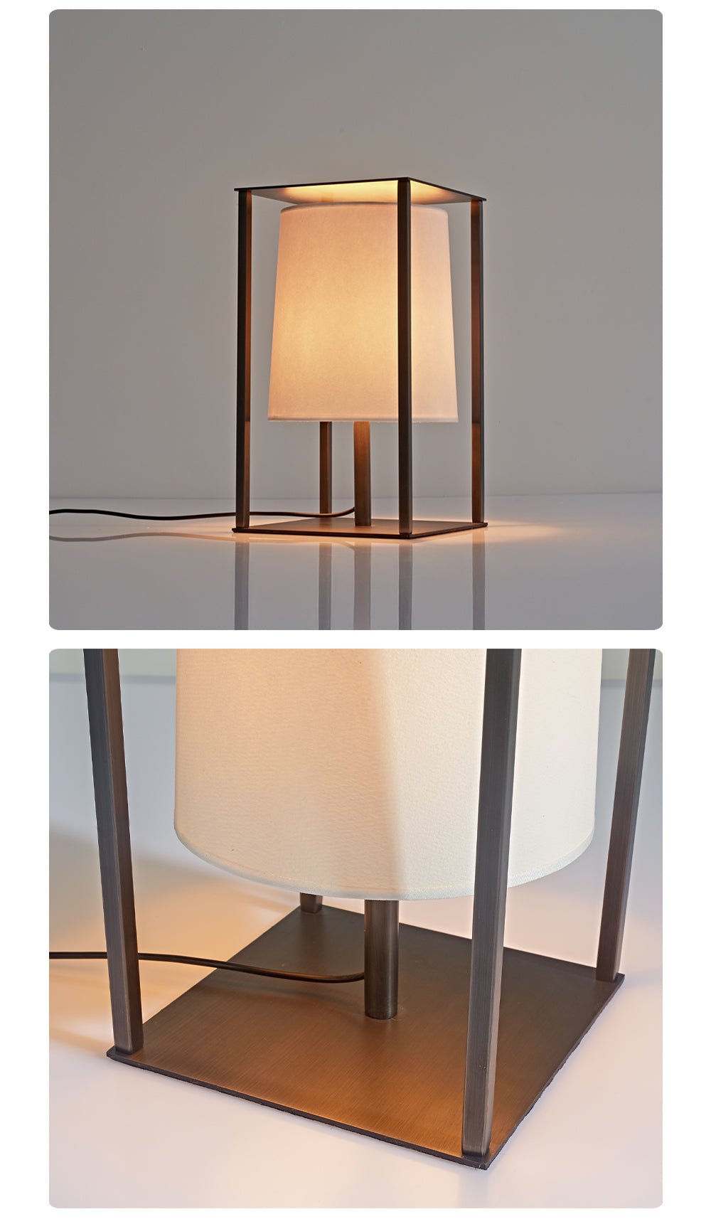 Miraine lámpara de mesa jaula