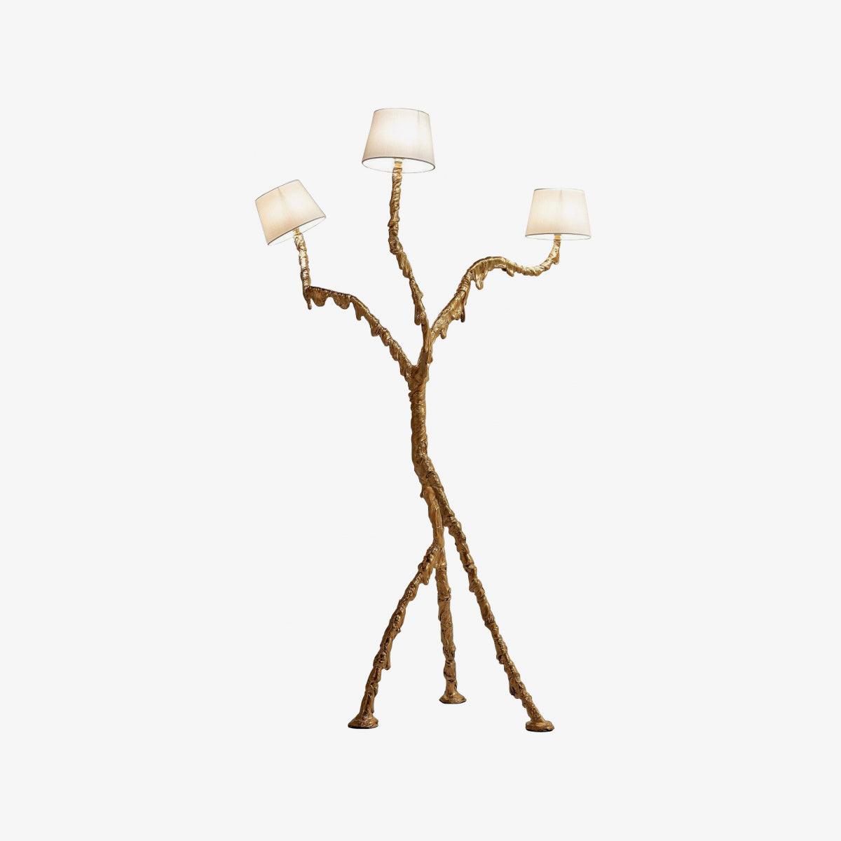 Dendria lámpara de pie Triple-Arm Branch Sculptural