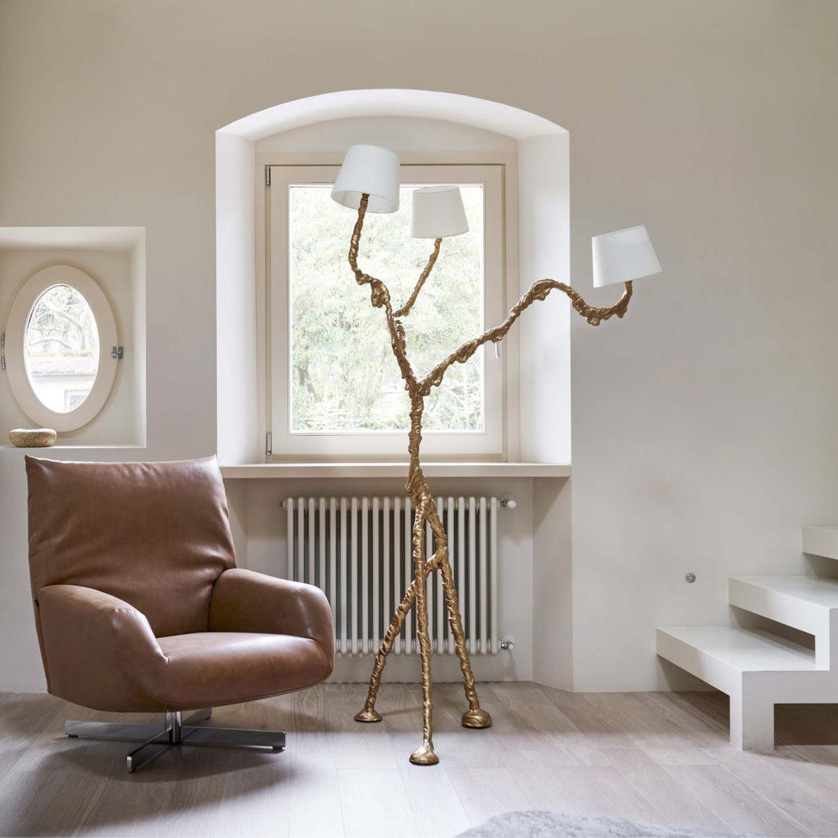 Dendria lámpara de pie Triple-Arm Branch Sculptural
