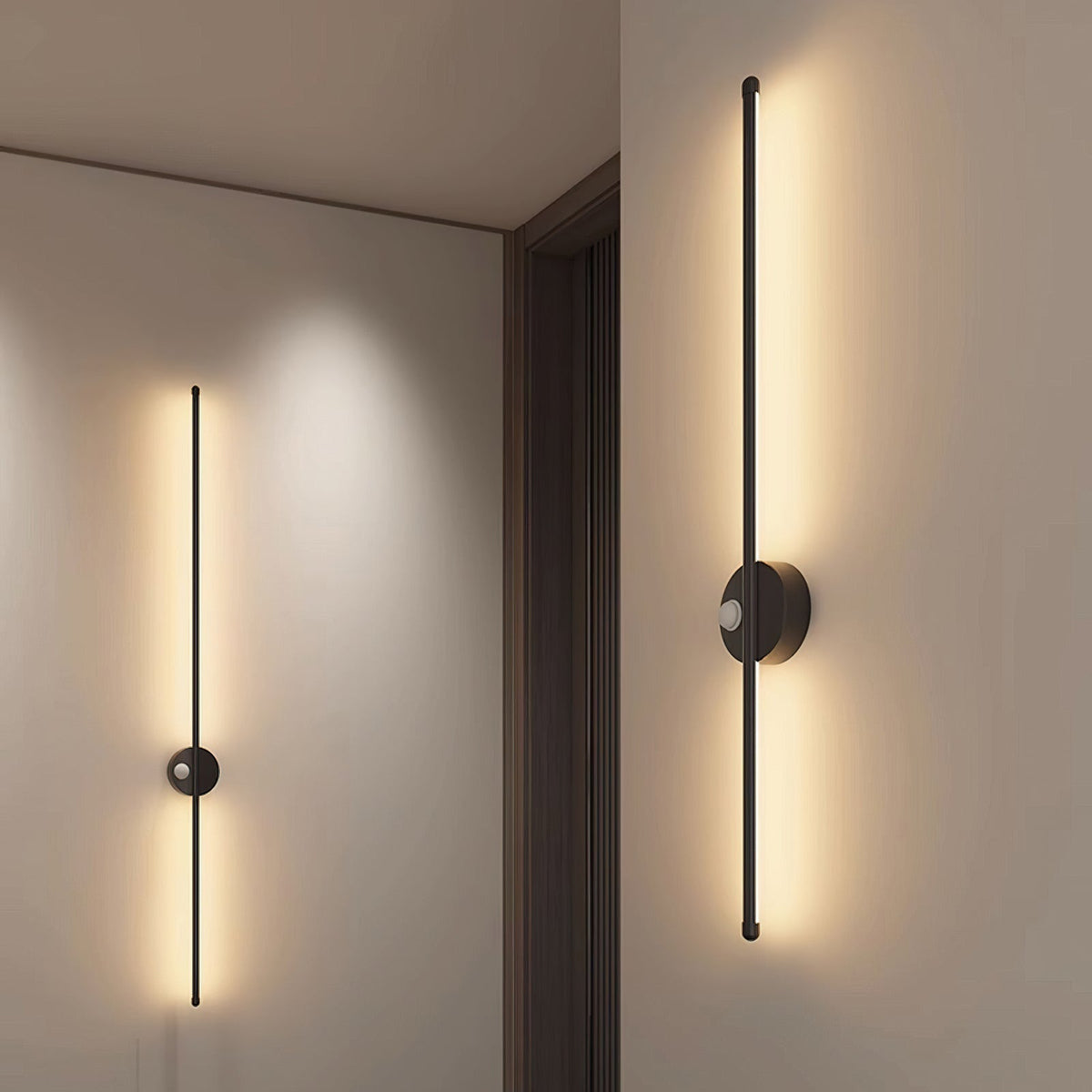 Norielia aplique de pared recargable lineal minimalista