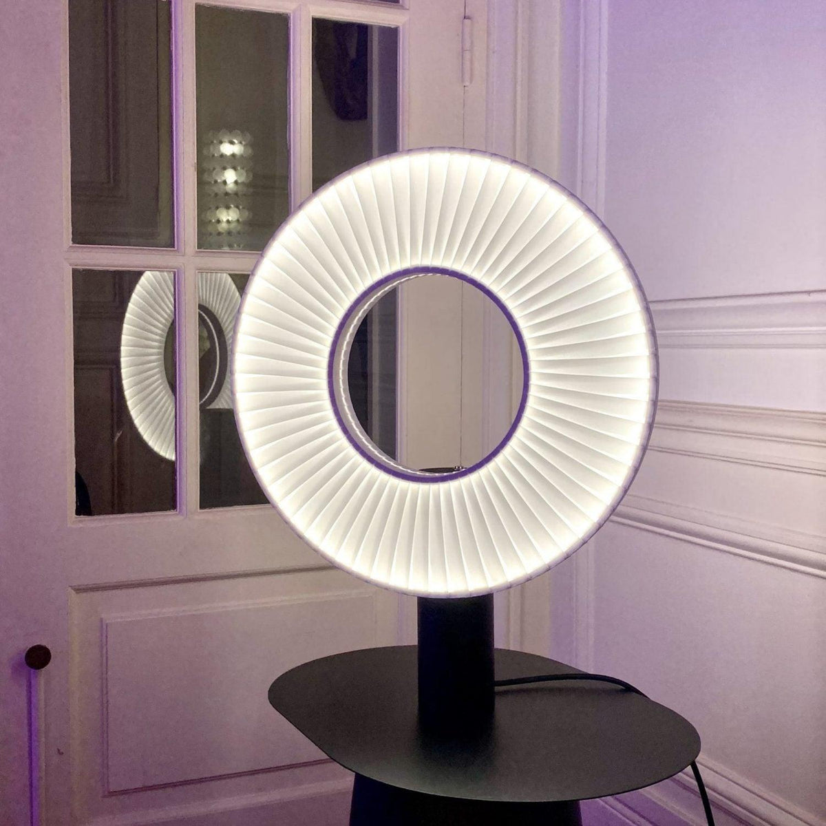 Levara lámpara de mesa de tejido