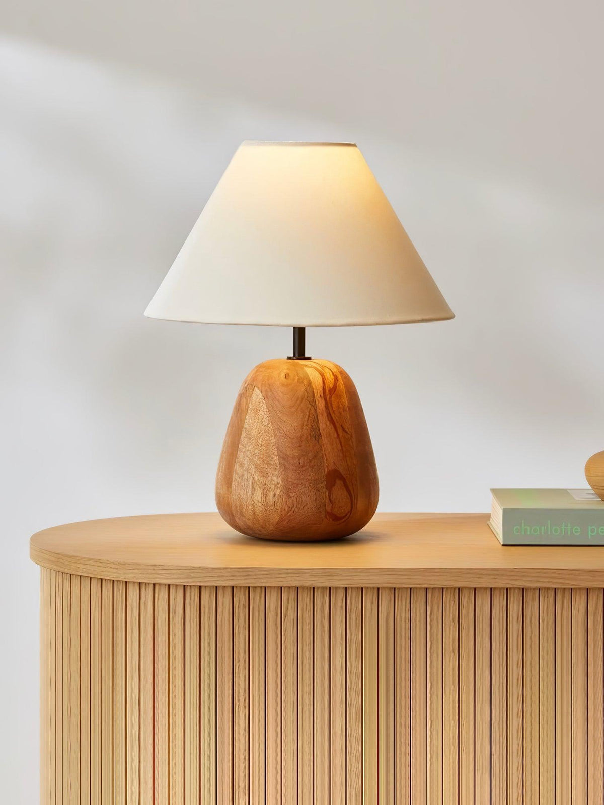 Syloraya lámpara de mesa moderna de madera