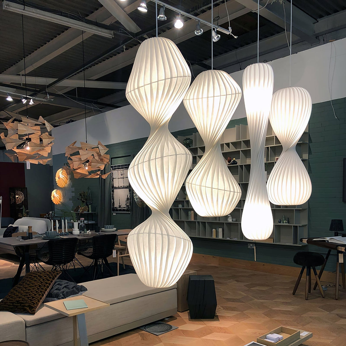 Alcareth lámpara colgante Premium nórdica de arte en plástico