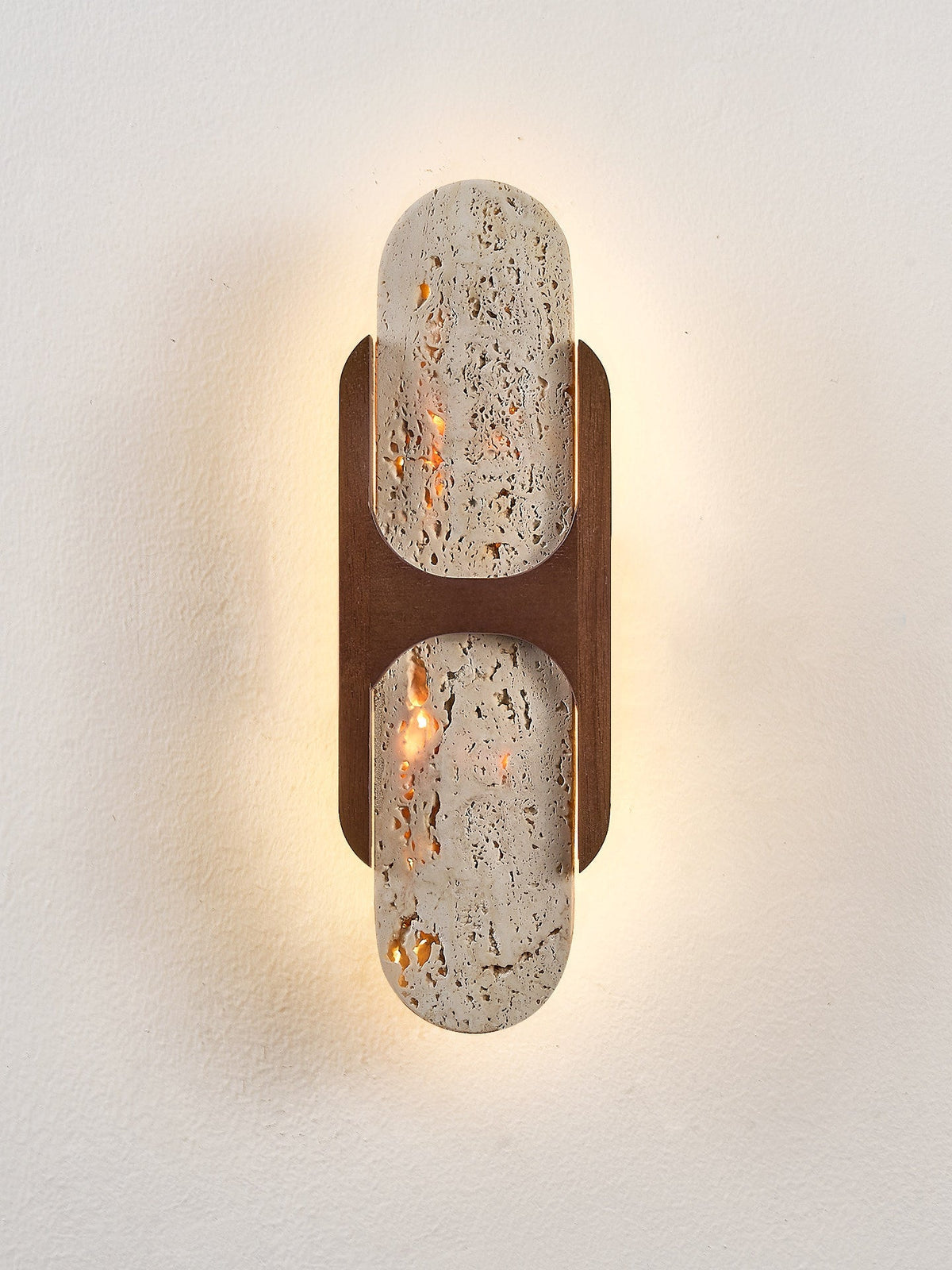 Valarise aplique de pared travertino