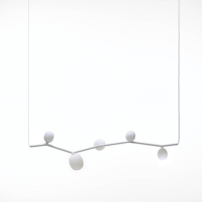 Evmirion Lámpara Colgante Vidrio Moderno Horizontal
