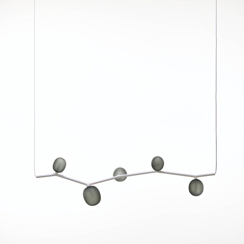 Evmirion Lámpara Colgante Vidrio Moderno Horizontal