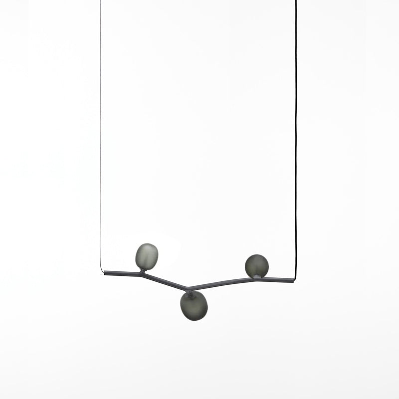 Evmirion Lámpara Colgante Vidrio Moderno Horizontal