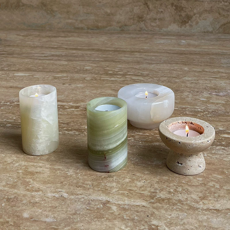 Cireian Jade Holder de Velas