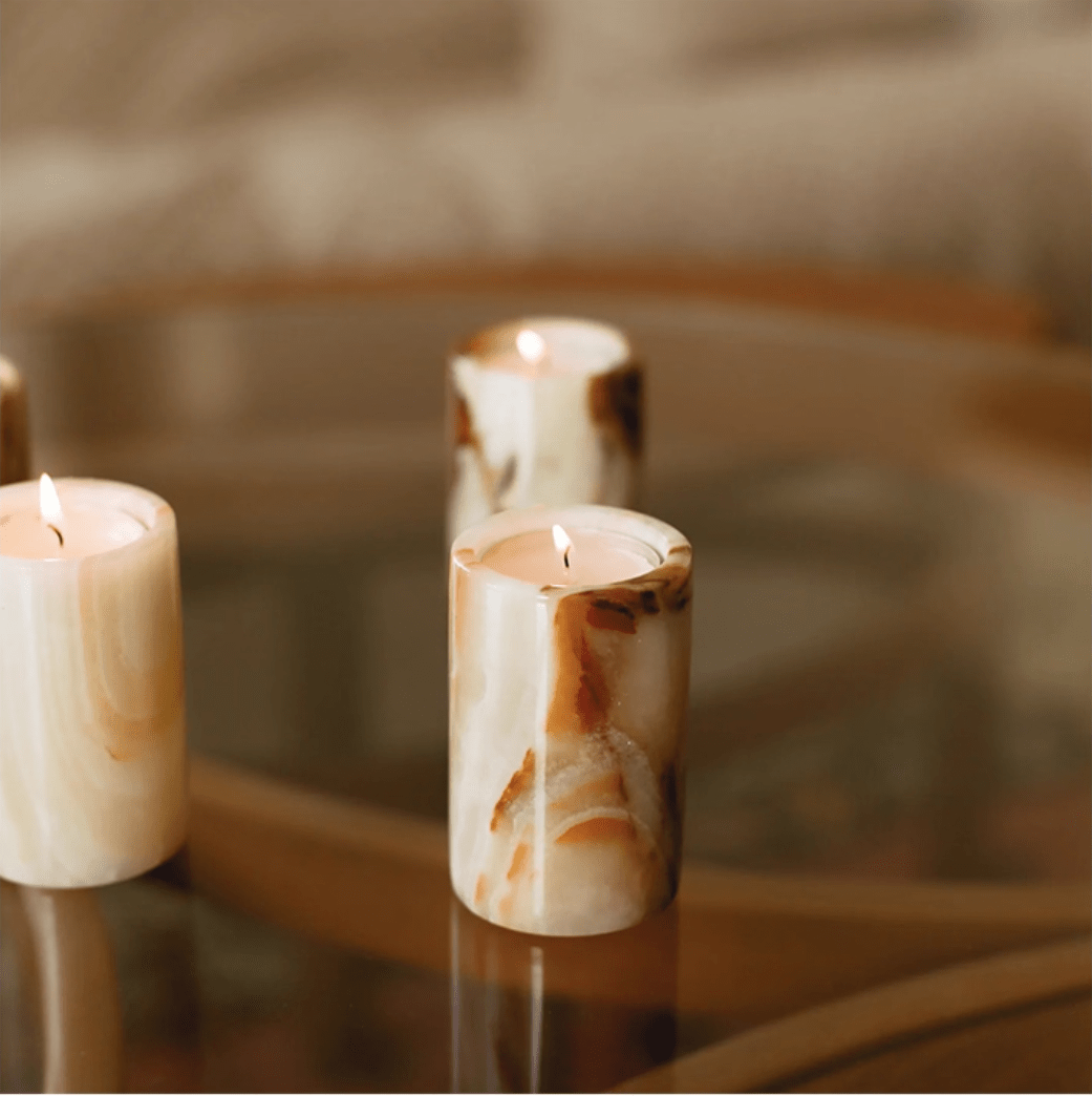Cireian Jade Holder de Velas