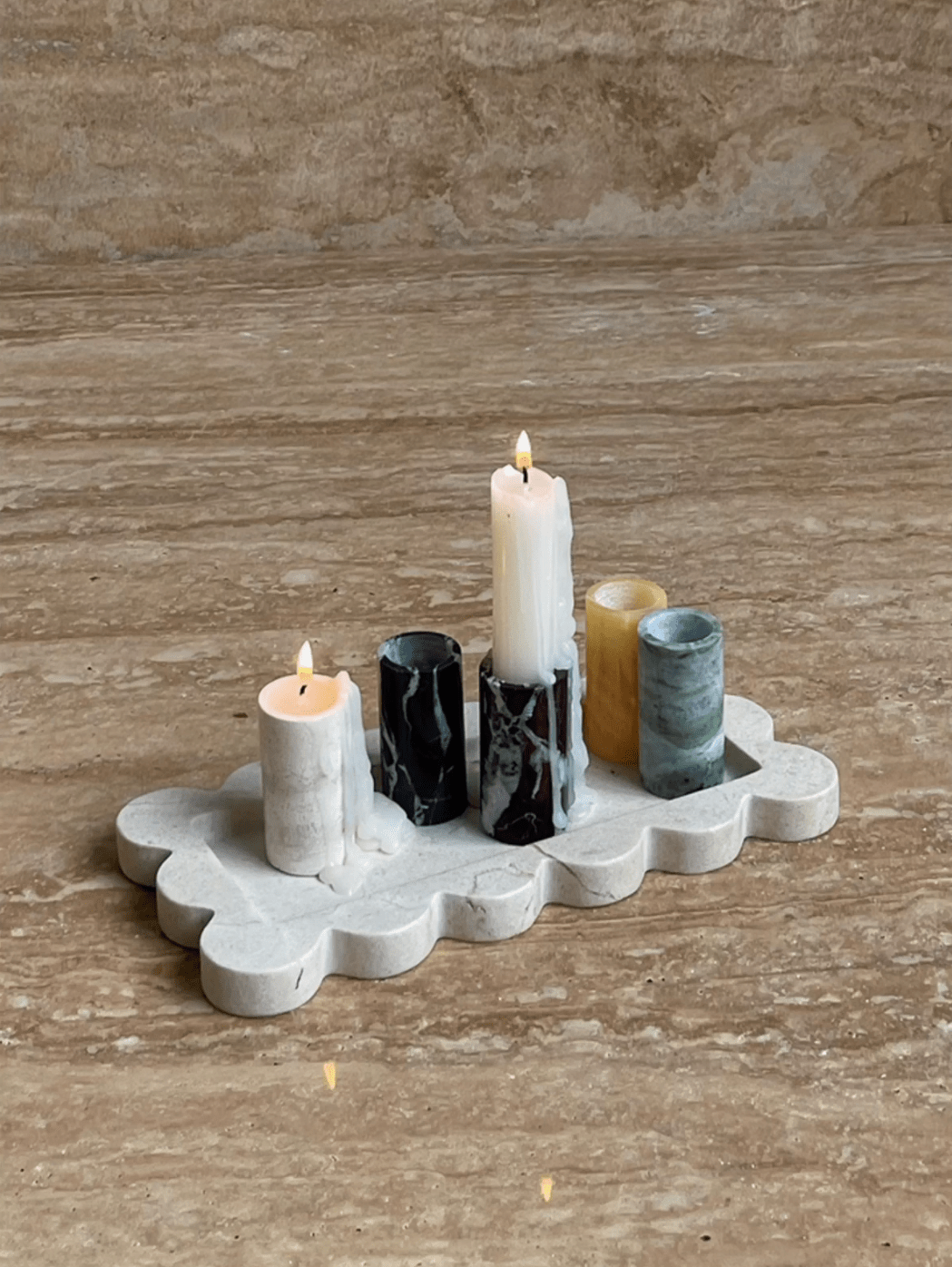 Cireian Jade Holder de Velas
