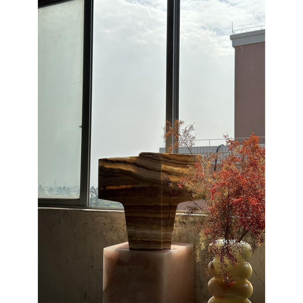 Siaria lámpara de mesa con textura