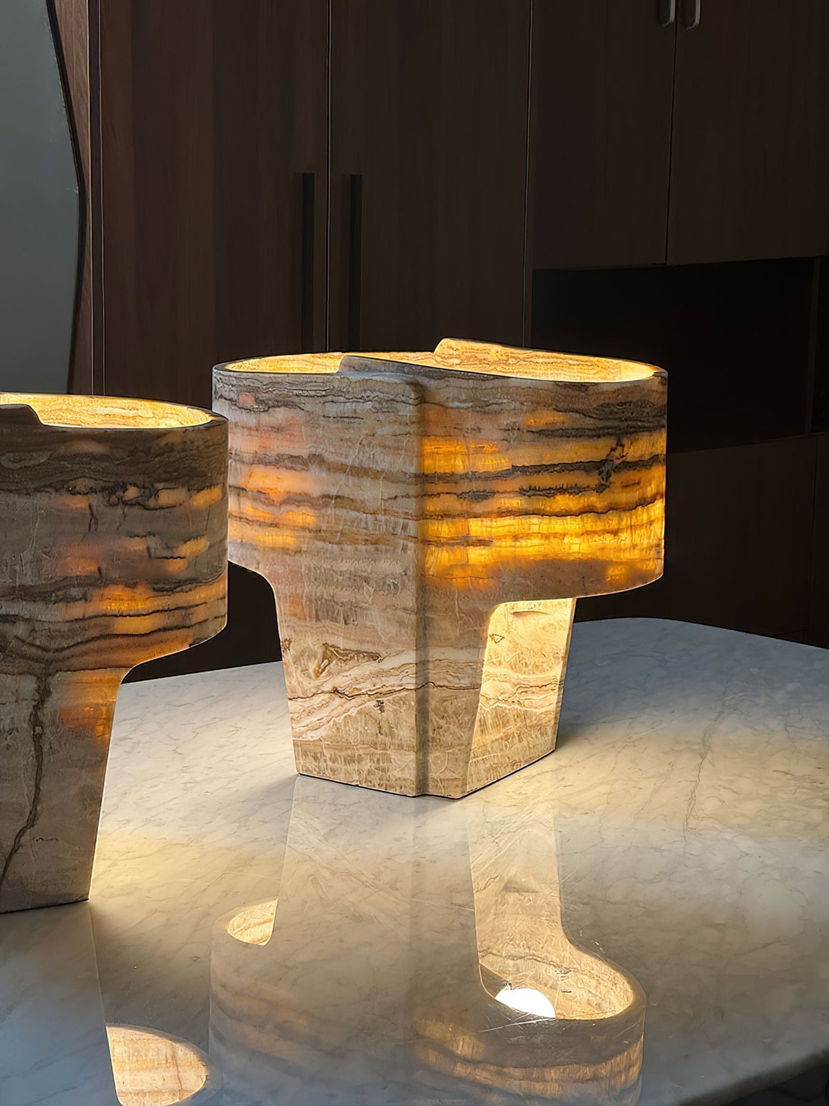 Siaria lámpara de mesa con textura