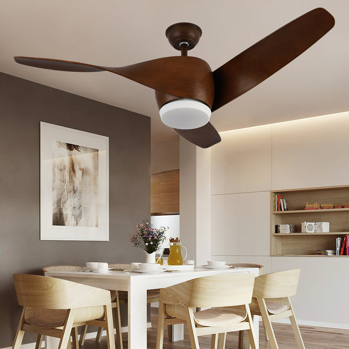 Liororeon ventilador de techo con luz