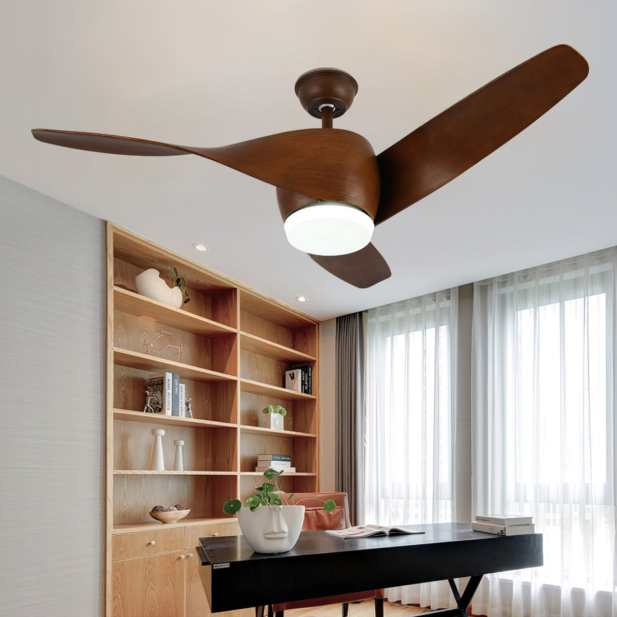 Liororeon ventilador de techo con luz