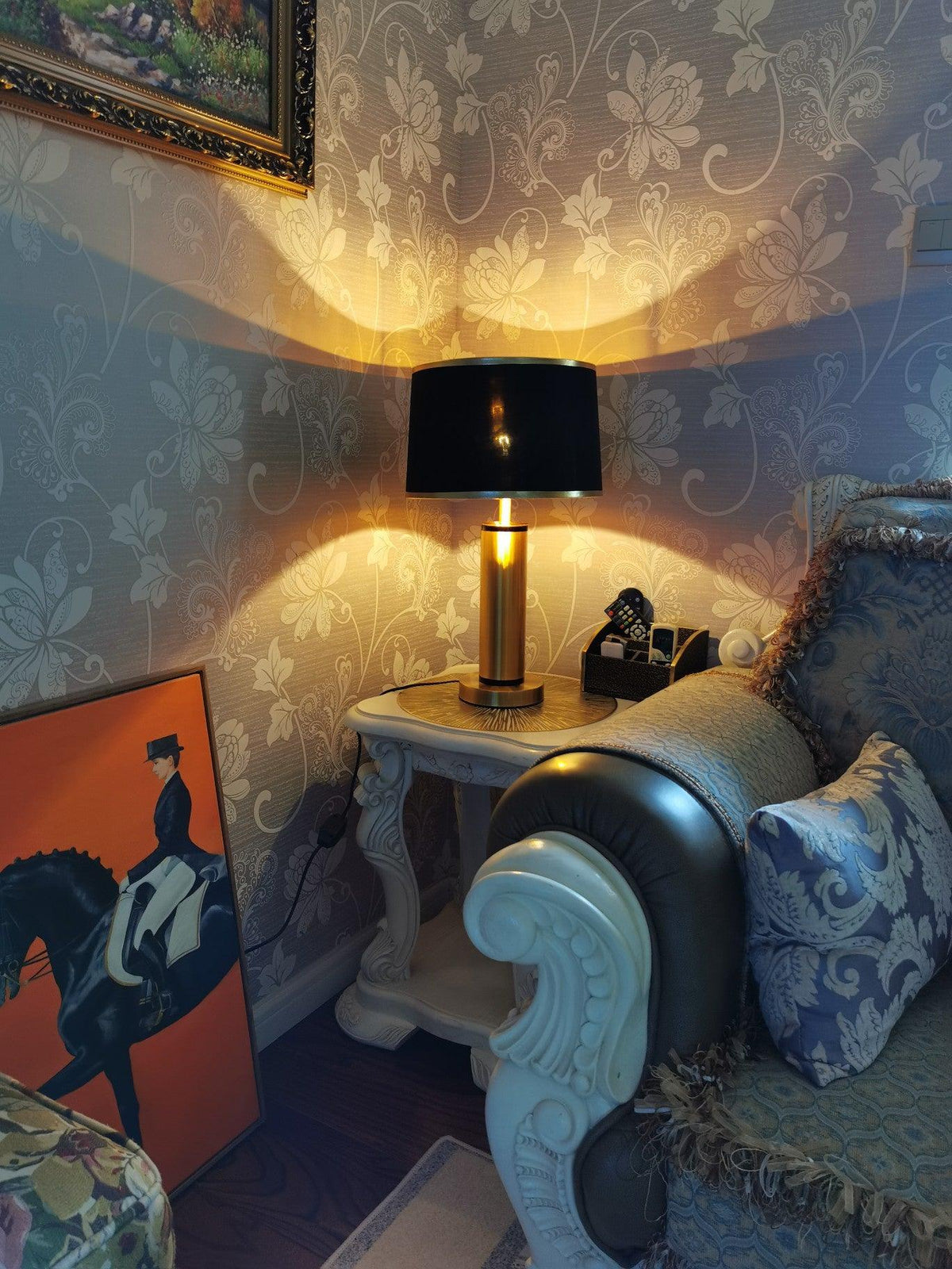 Cur lámpara de mesa moderna