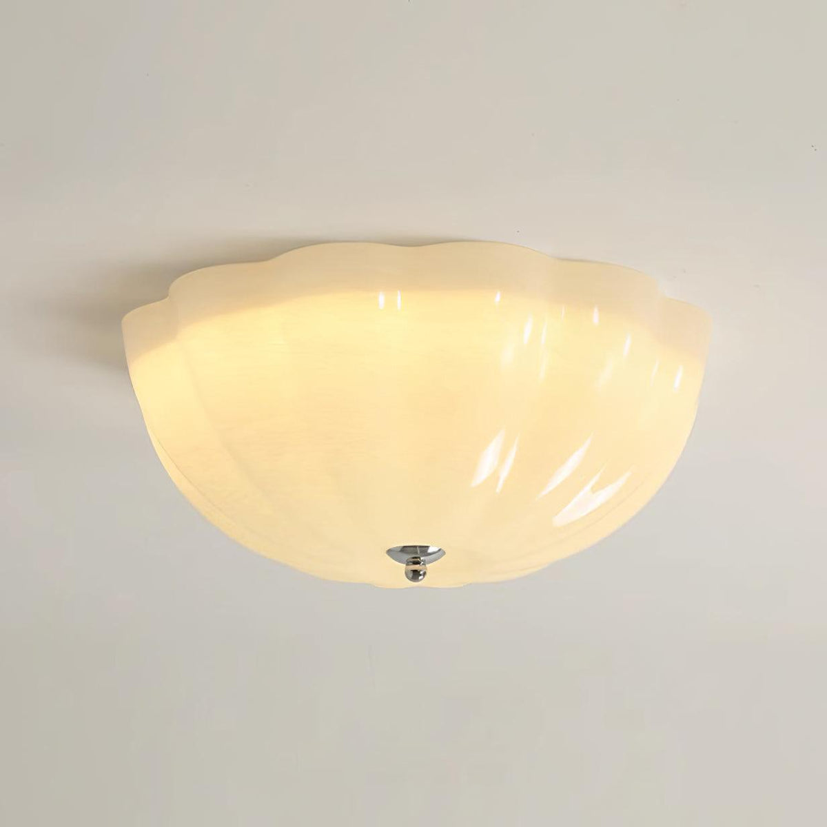 Etta lámpara de techo vidrio Jelly Opalescente para dormitorio