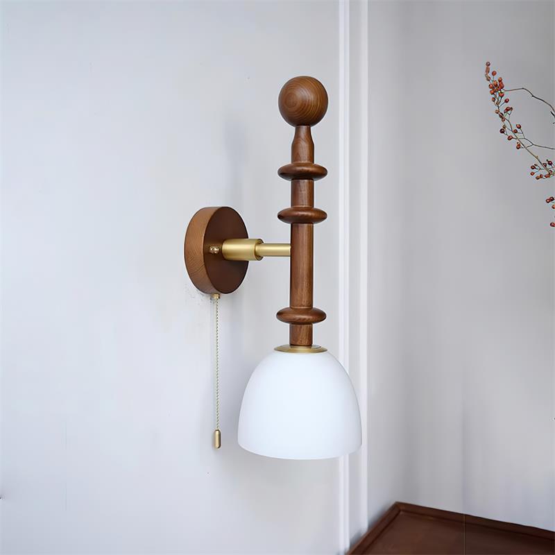 Aldorelia aplique de pared moderno de madera