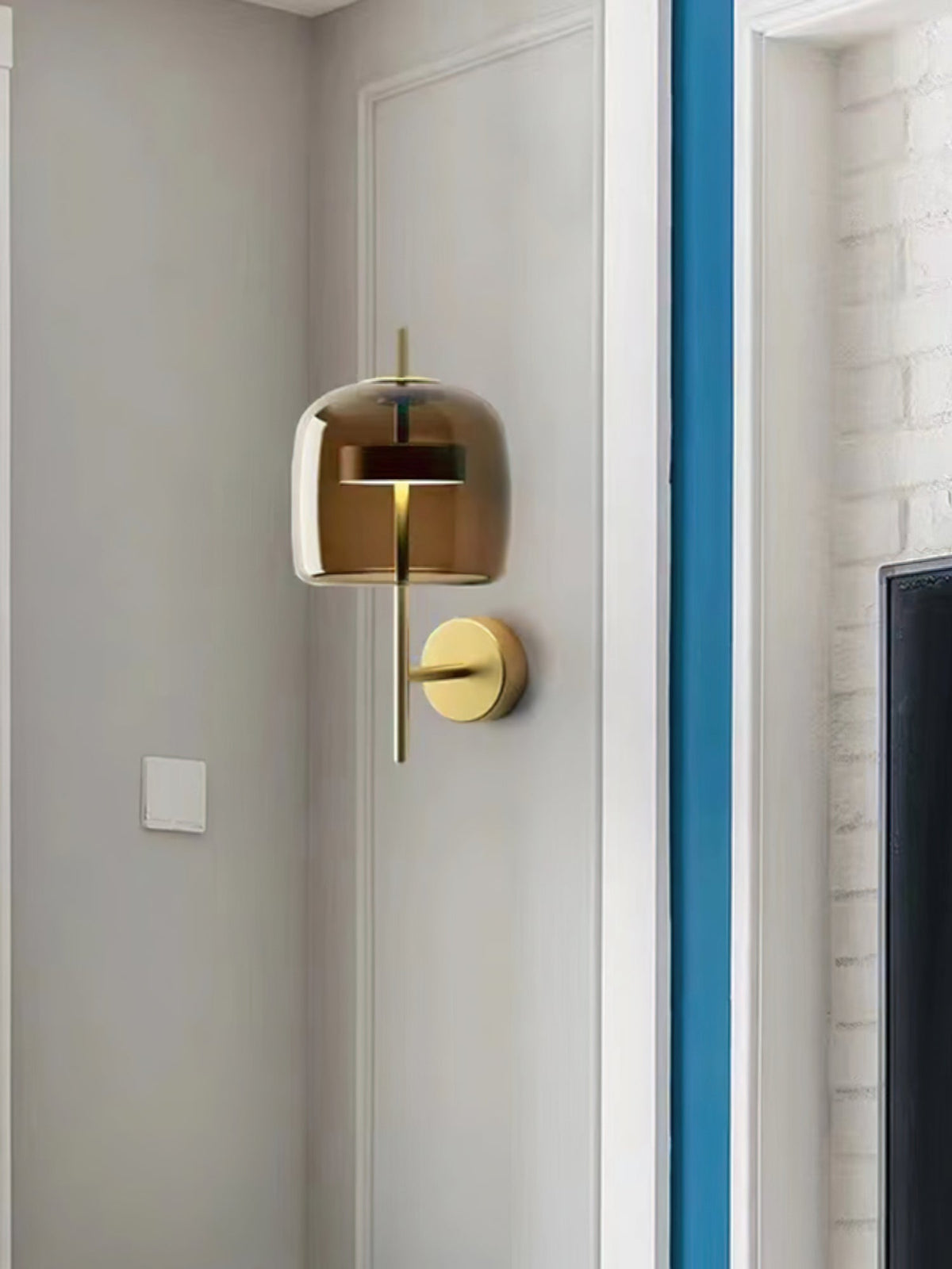 Caless aplique de pared de vidrio nórdico premium artístico