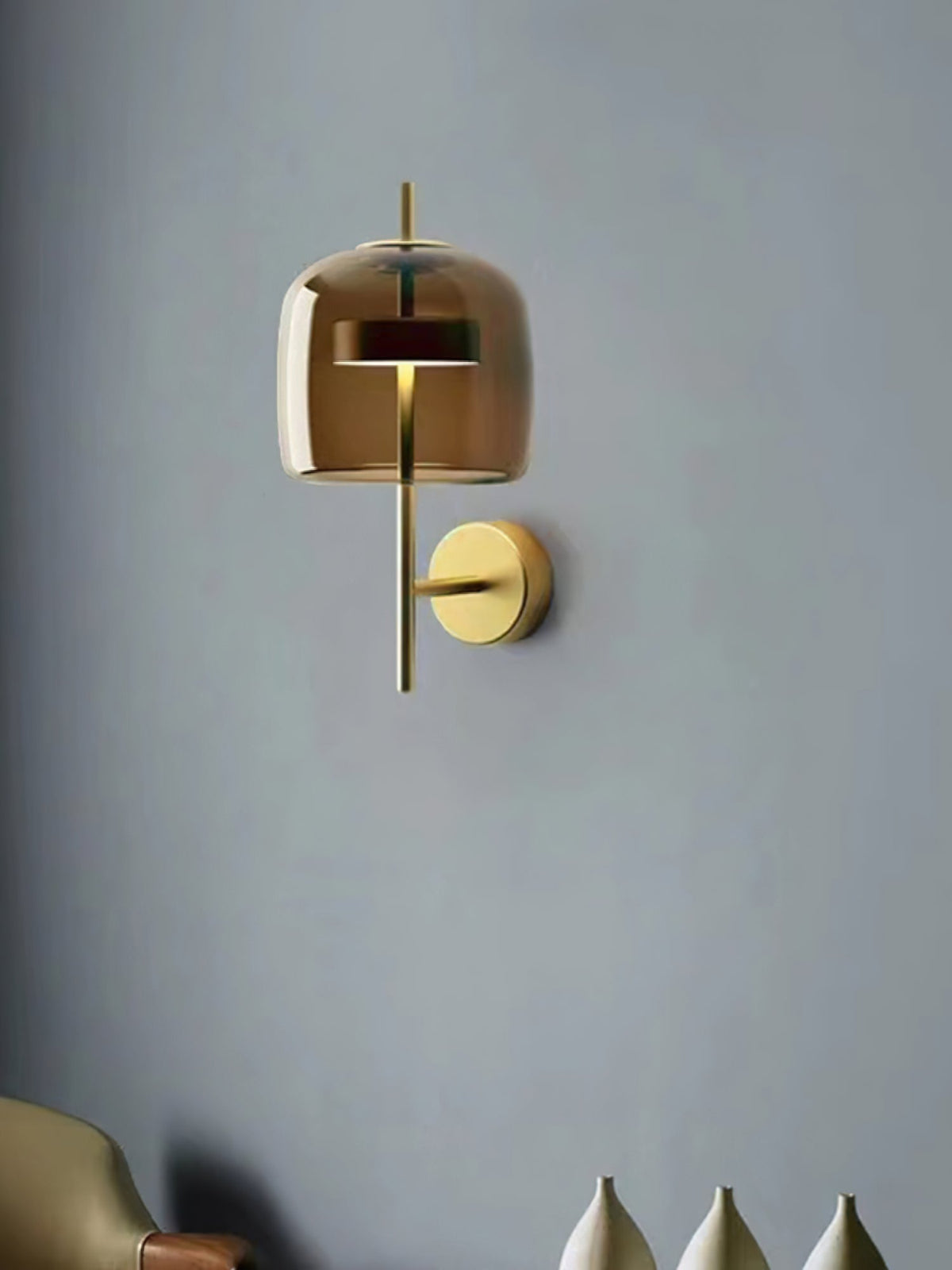 Caless aplique de pared de vidrio nórdico premium artístico