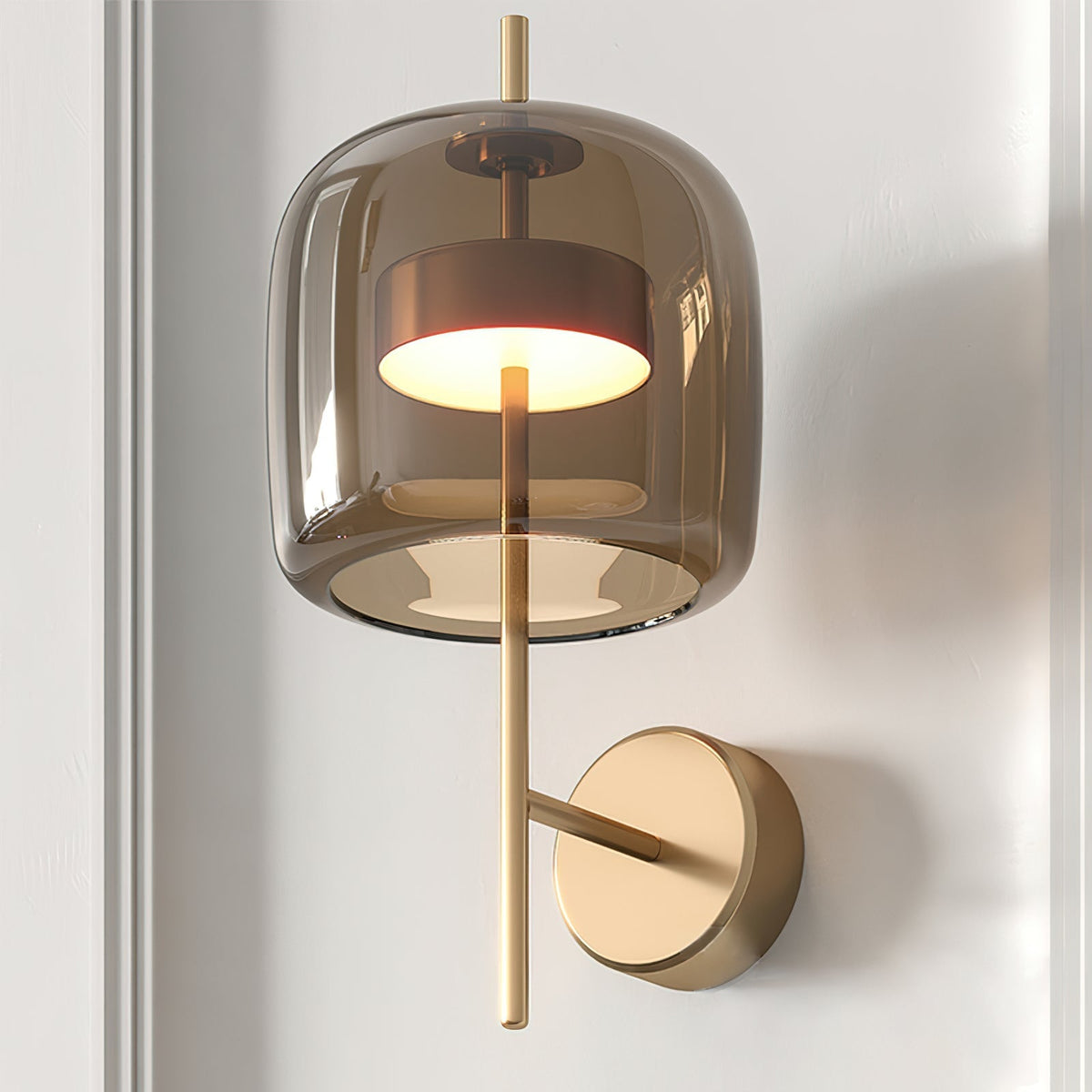 Caless aplique de pared de vidrio nórdico premium artístico