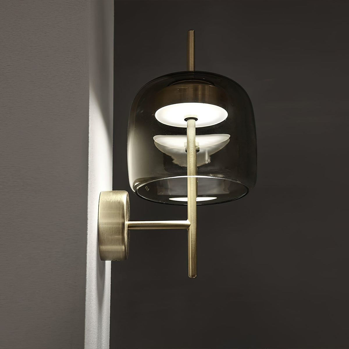 Caless aplique de pared de vidrio nórdico premium artístico