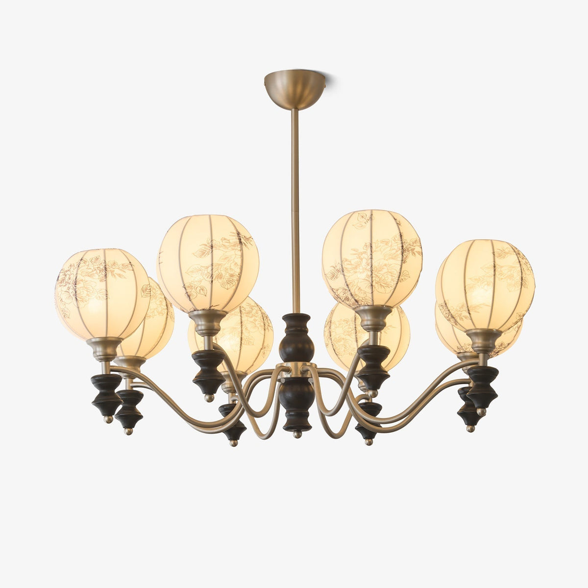 Osilan lámpara de araña Elegancia tradicional vintage de madera