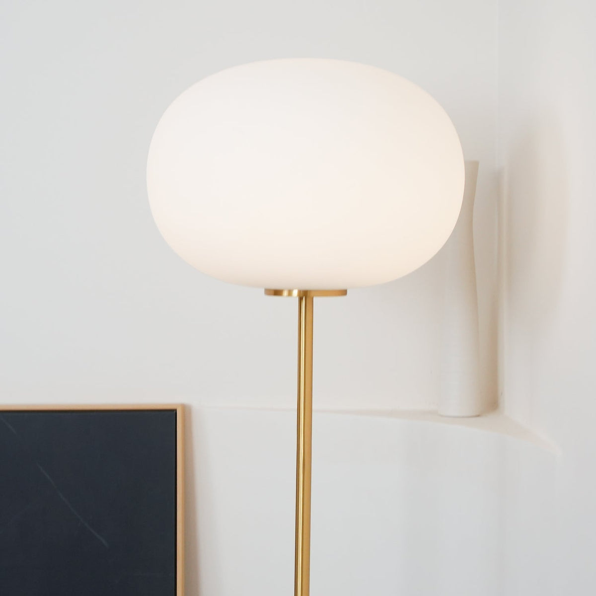 Iloryra Column-Base de travertino lámpara de pie