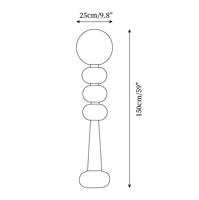Totem lámpara de pie