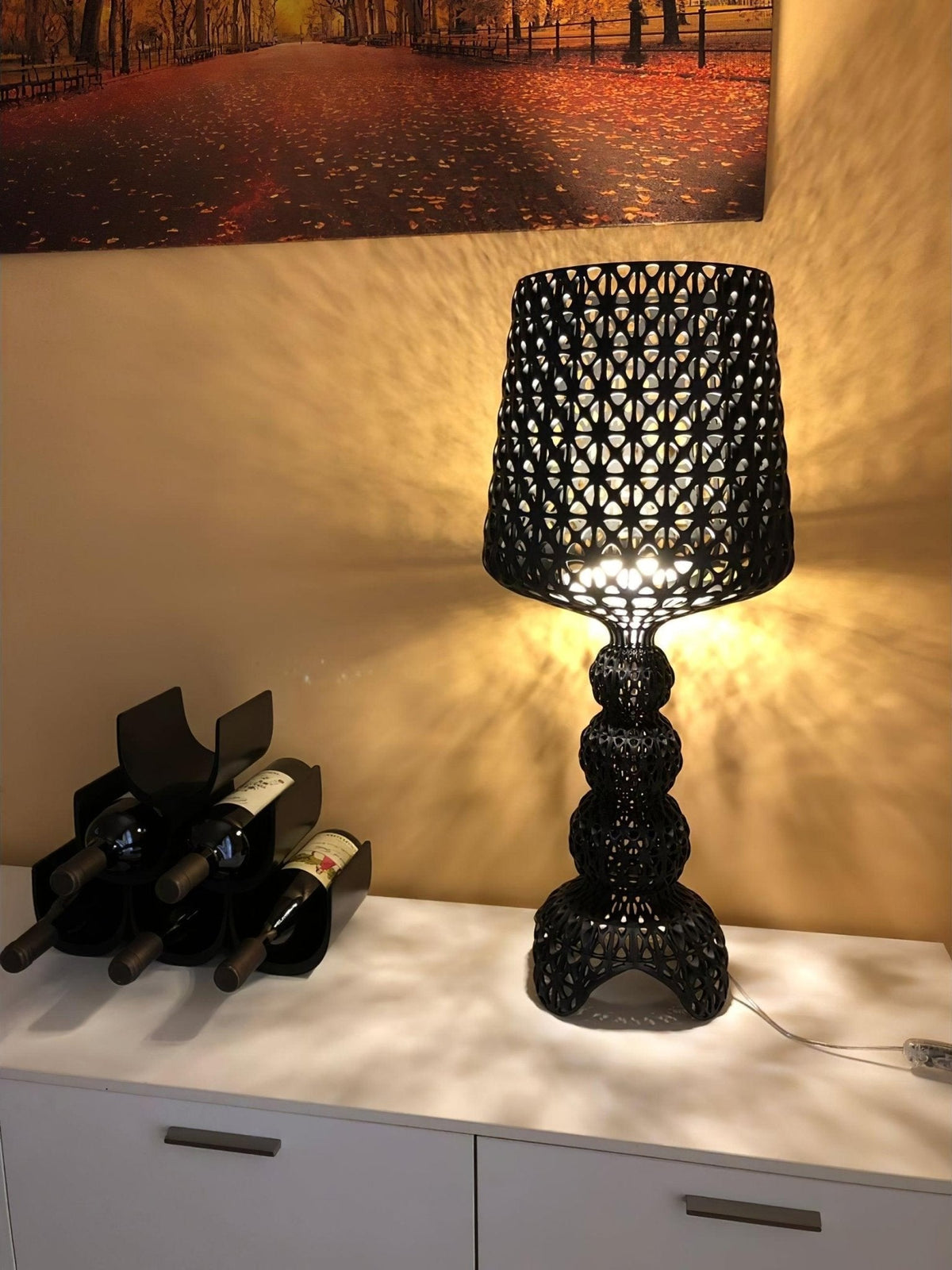Lilah lámpara de mesa de acrílico de lujo