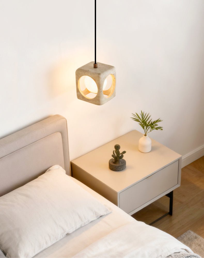 Vion lámpara colgante de travertino