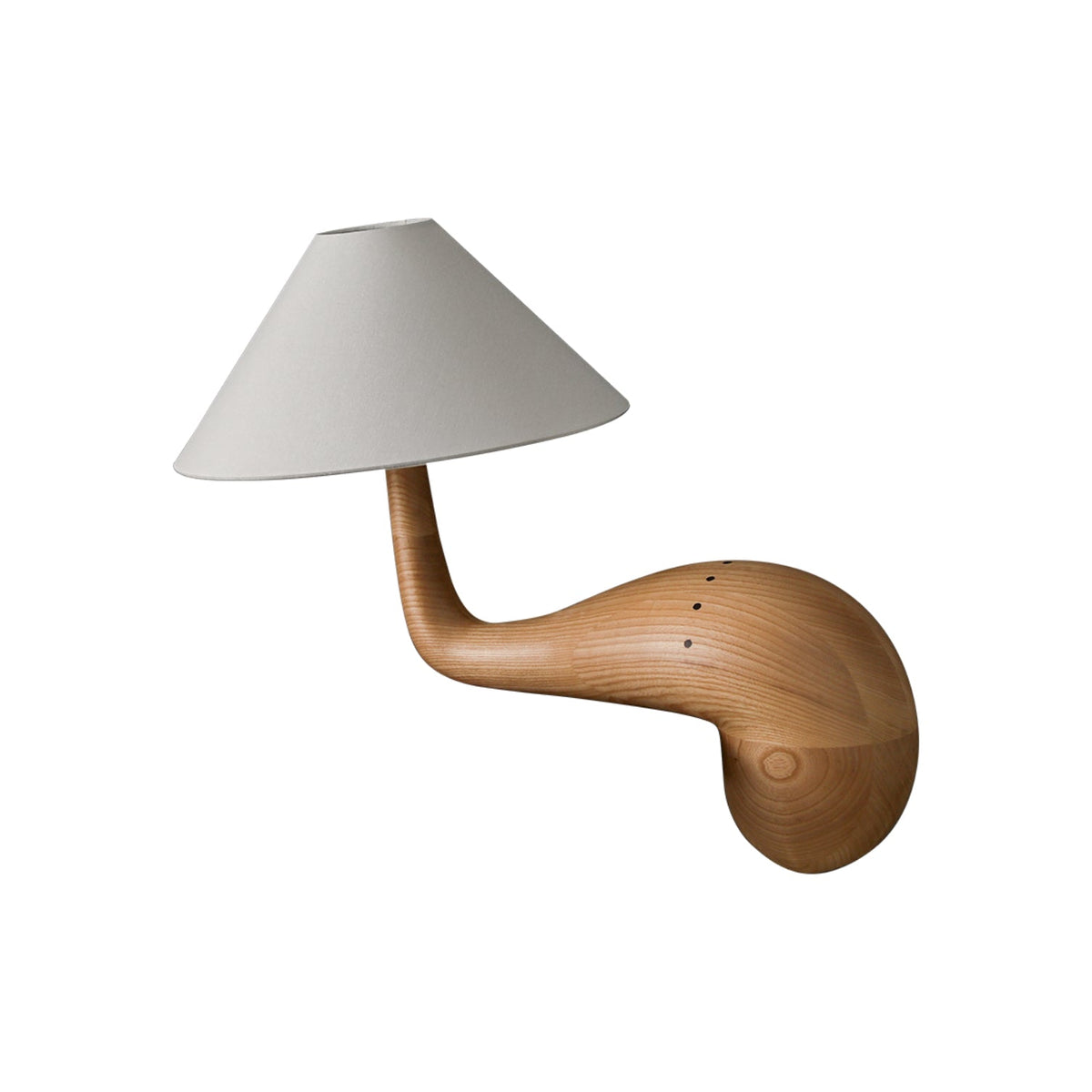 Solisise lámpara de mesa artística de madera