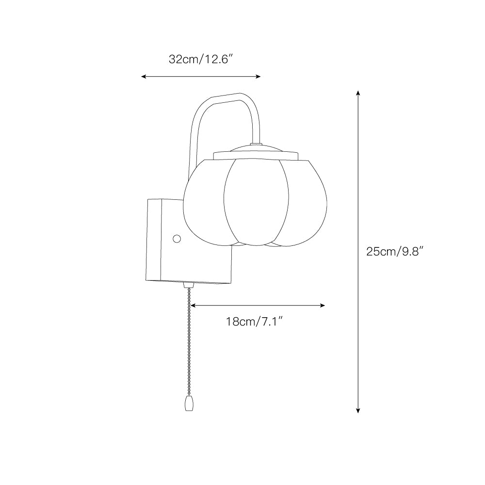 Eurrinis aplique de pared