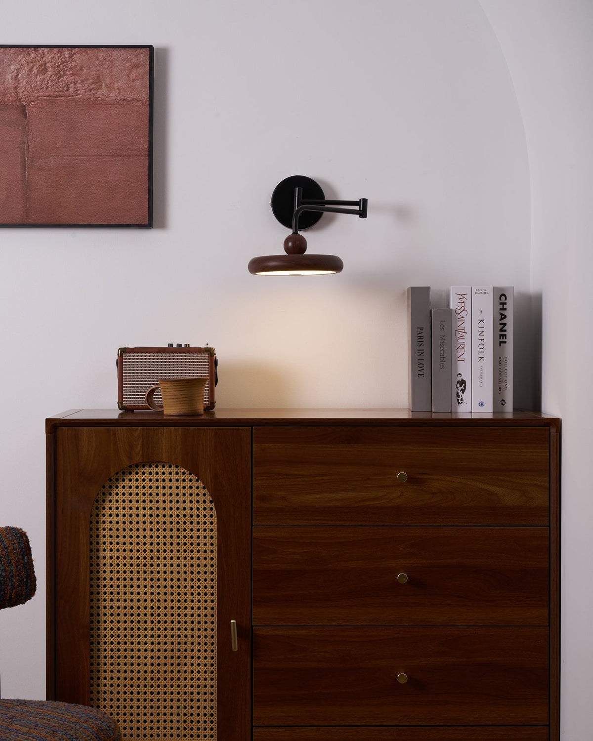 Nella Madera Pared Luz
