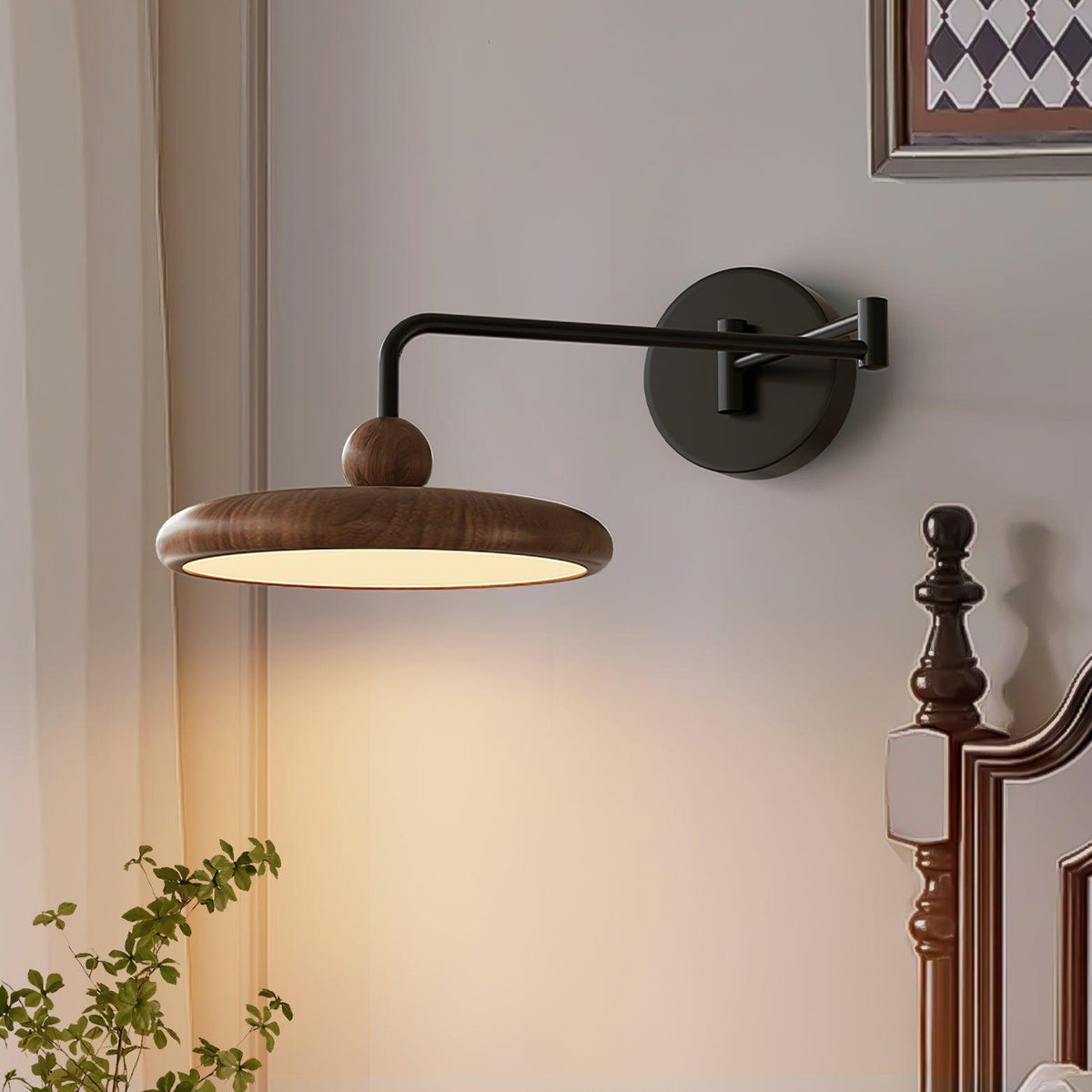 Nella Madera Pared Luz